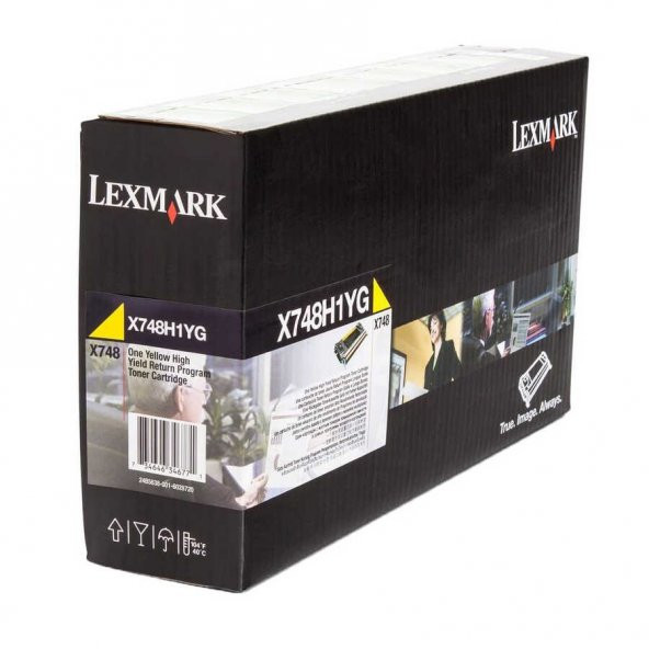 Lexmark X748-X748H1YG Sarı Toner Yüksek Kapasiteli