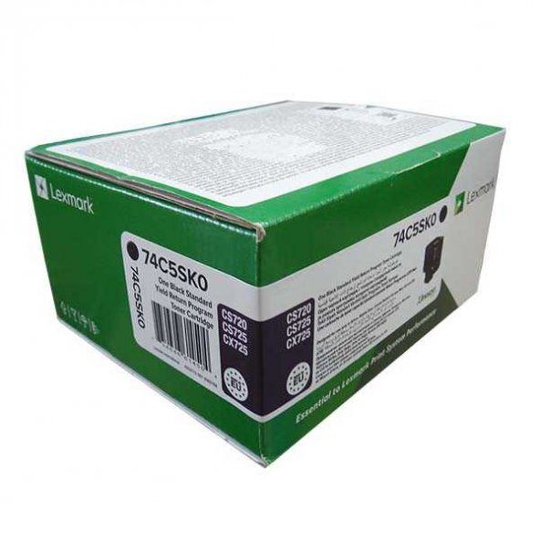 Lexmark CS725-74C5HK0 Siyah Toner Extra Yüksek Kapasiteli