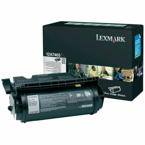 Lexmark T632-12A7465 Toner Extra Yüksek Kapasiteli