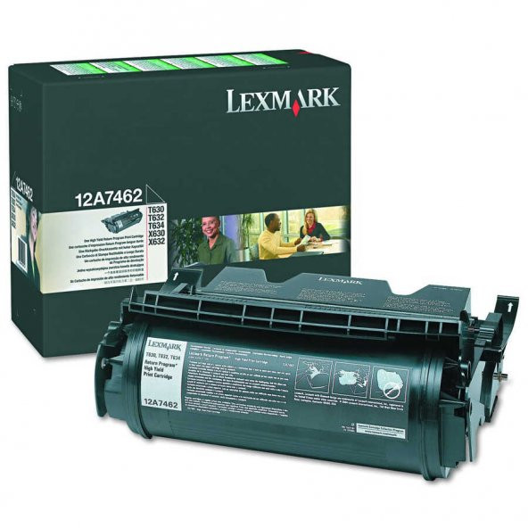 Lexmark T630-12A7462 Toner Yüksek Kapasiteli