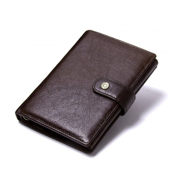 Contacts Lastaro - Hakiki Deri Business Serie Pasaportluk Cüzdan - 2