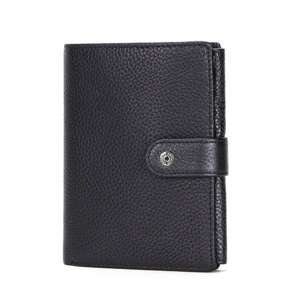 Contacts Lastaro - Hakiki Deri Business Serie Pasaportluk Cüzdan