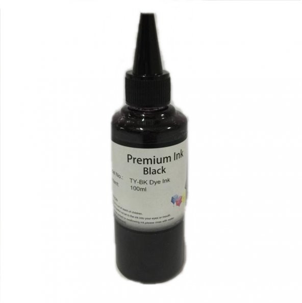 Printwell Canon - HP  Muadil 100 ML Siyah Mürekkep
