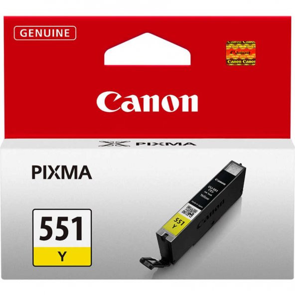 Canon CLI-551 Sarı Kartuş