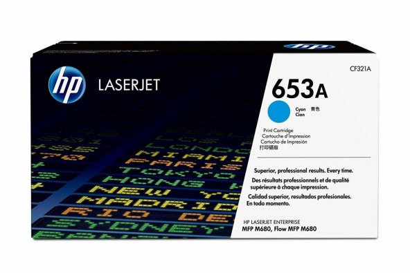 Hp 653A-CF321A Mavi Toner