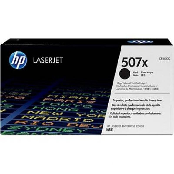 Hp 507X-CE400X Siyah Toner
