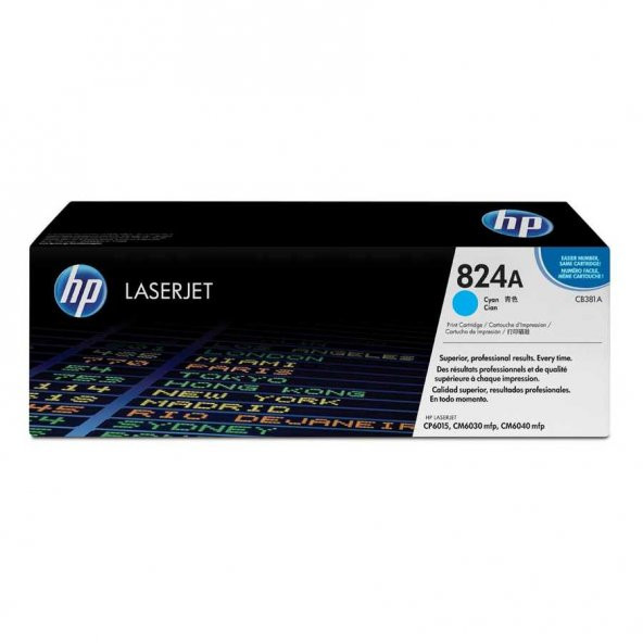 Hp 824A-CB381A Mavi Toner