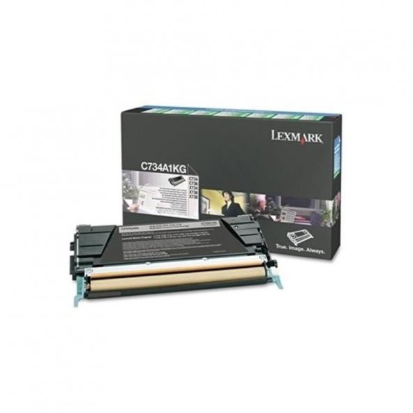 Lexmark C734-C734A1KG Siyah Toner ürün görseli