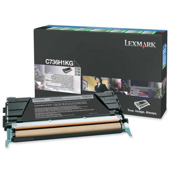Lexmark C736-C736H1KG Siyah Toner Yüksek Kapasiteli