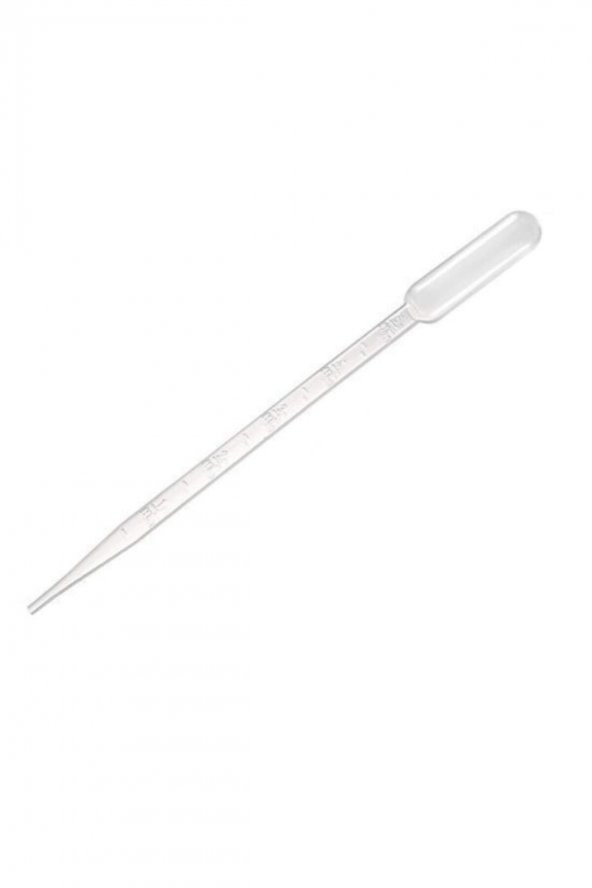 Pastör Pipeti 3 Ml Plastik 100 Adet/ Kutu - 1