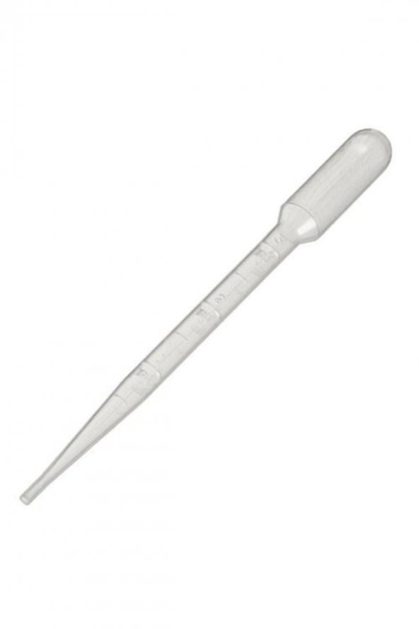 Pastör Pipeti 3 ml Plastik - Damlalık 100 Adet - 1