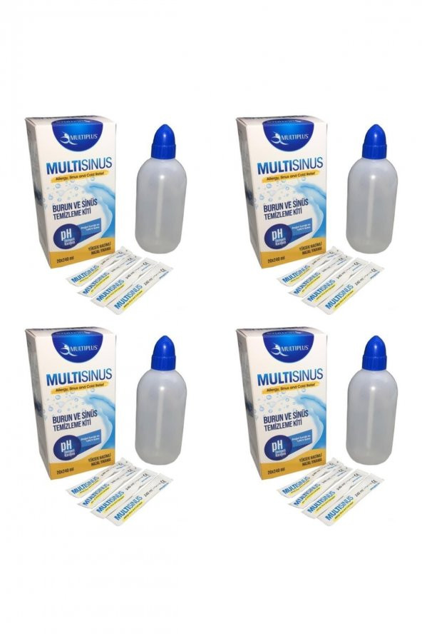 Multi Sinüs Rinse Burun Ve Sinüs Temizleme Kiti -4lü Set