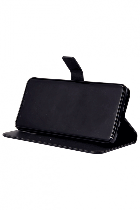 OnePlus Nord N10 5G Cüzdan Kılıf Kapaklı Stantlı Kırmızı - Resim 10