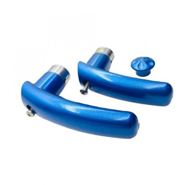 Çaydanlık Sapı Takımı Kulp Tutamak Seti Parlament Mavisi Yanmaz - 4