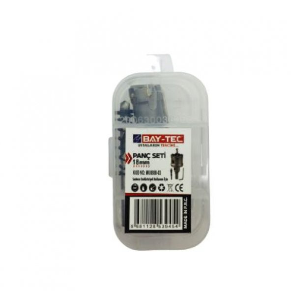 Bay-Tec MU0888-06 Tct Metal Delme Panç Seti Takımı 22Mm - 3