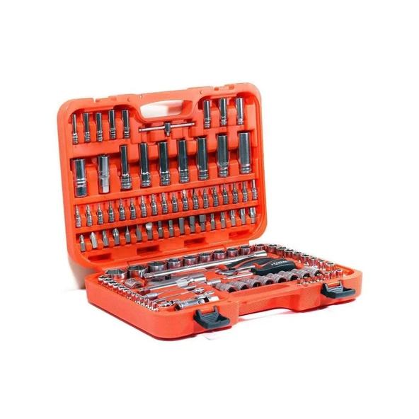 Rico RC1011 Lokma Takımı Seti 1/2" 1/4" 6 Köşe 110 Parça Cr-v - 3