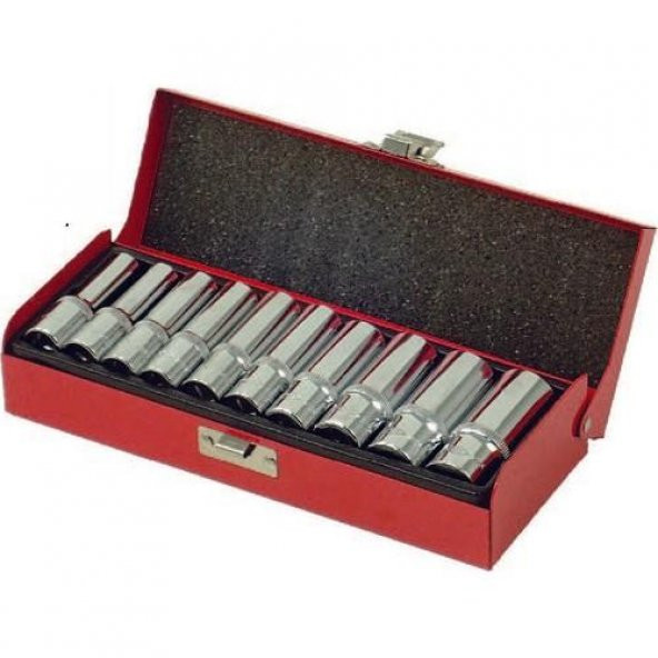 Bay-Tec MK2710 Uzun Lokma Takımı 3/8" 10Pcs - 1