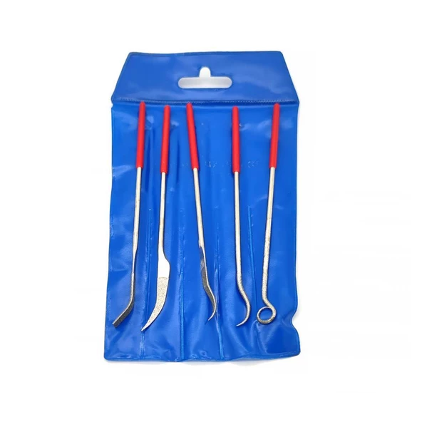 PLD Eğri Başlı Elmas Eğe Takımı 5 Parça 140mm - 3