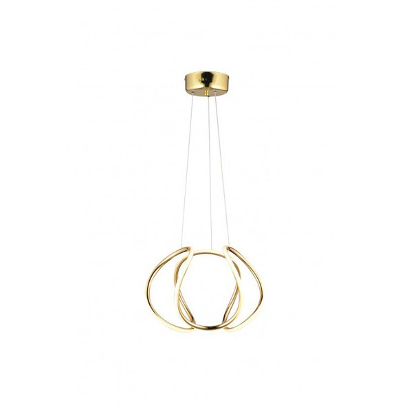 Huzur Elektrik Tivoli Modern Sarkıt Avize Gold (3 Renk Işık Seçeneği)