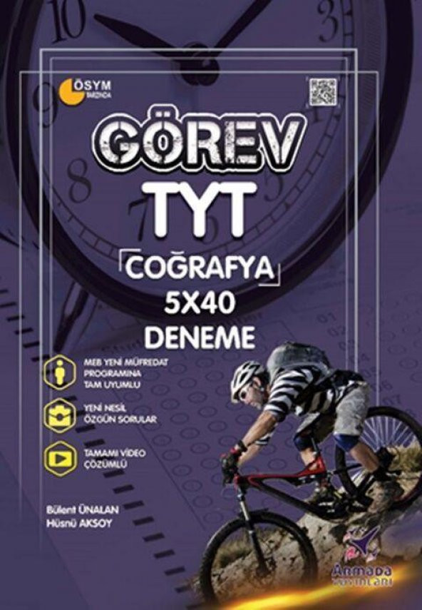 TYT Coğrafya Görev 5x40 Deneme Armada Yayınları