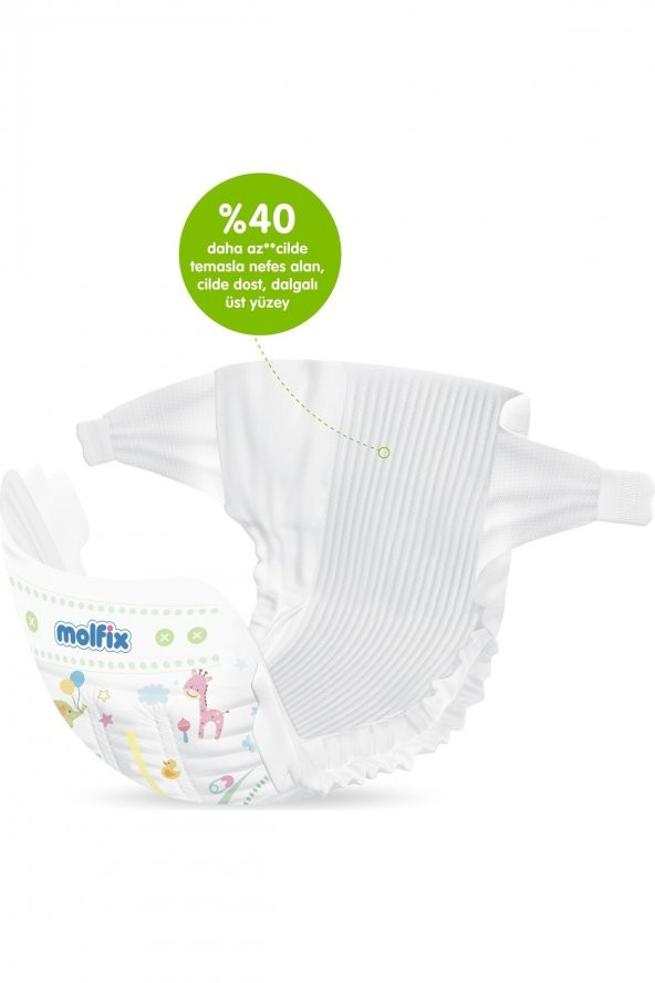 Molfix Pure Soft Ultra Avantaj Bebek Bezi 6 Beden 54x2 cm 108 Adet - 2