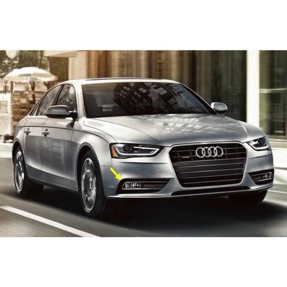 Audi A4 2013-2014-2015 Ön Tampon Sağ Sis Farı Kapağı Kromlu 8K0807682B - Resim 2