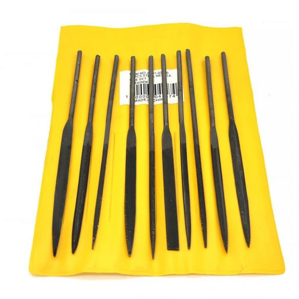 PLD Saatçi Eğe Takımı 10 Parça 140mm - 3