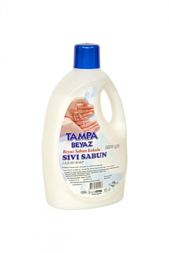 TAMPA Beyaz Sabun Parfümlü Yüzey Temizleyici + Çamaşır Yumuşatıcı + Sıvı Sabun 3 X 2500 ml - 2