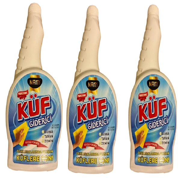 NRM KÜF,  Duvar,Banyo,Duşakabin,Tavan leke  Temizleyici  750gr   3 adet