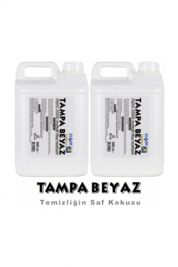 TAMPA Beyaz Sabun Parfümlü Yüzey Temizleyici 5 lt X 2