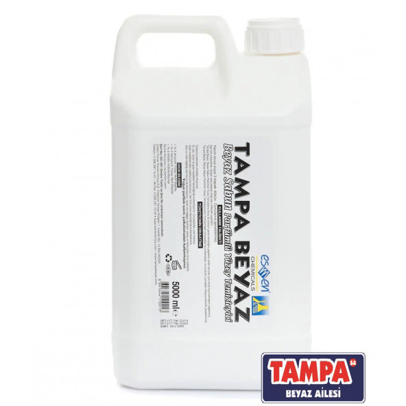 BEYAZ YÜZEY TEMİZLEYİCİ TAMPA BEYAZ YUMUŞATICI 5LT.2'li SET - Resim 3