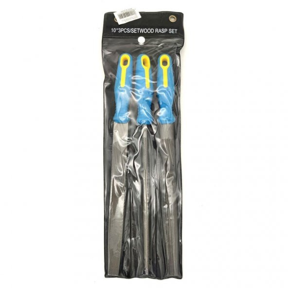 PLD Saplı Eğe Takımı 3 Parça 250mm 10" - 4