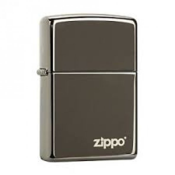Orijinal Zippo Ebony Zippo Çakmak Turuncu Güvenlik Bantlı Adınıza Faturalı