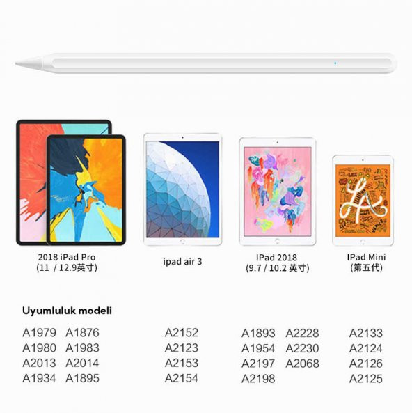 Wiwu Pencil Pro Stylus Dokunmatik Çizim Kalemi - 4