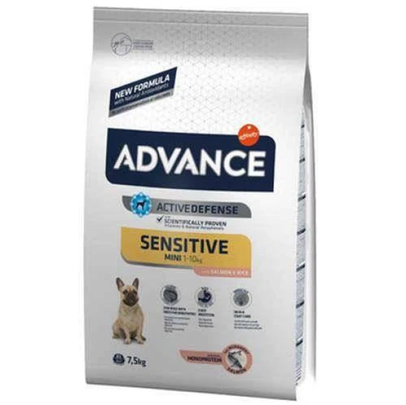 Advance Mını Sensitive Somonlu Küçük Irk Köpek Maması 7,5 Kg