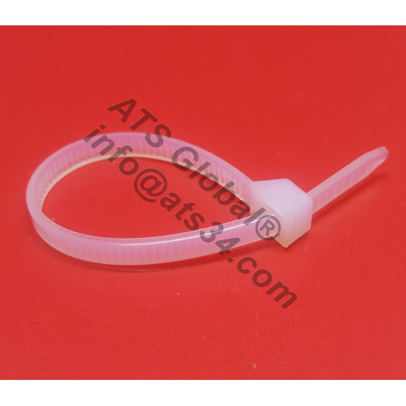 Kablo Bağı 2,5X100 Natürel Beyaz 5000 Adet - Resim 2