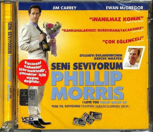 I Love You Phillip Morris Kullanılmış Koleksiyonluk VCD Film