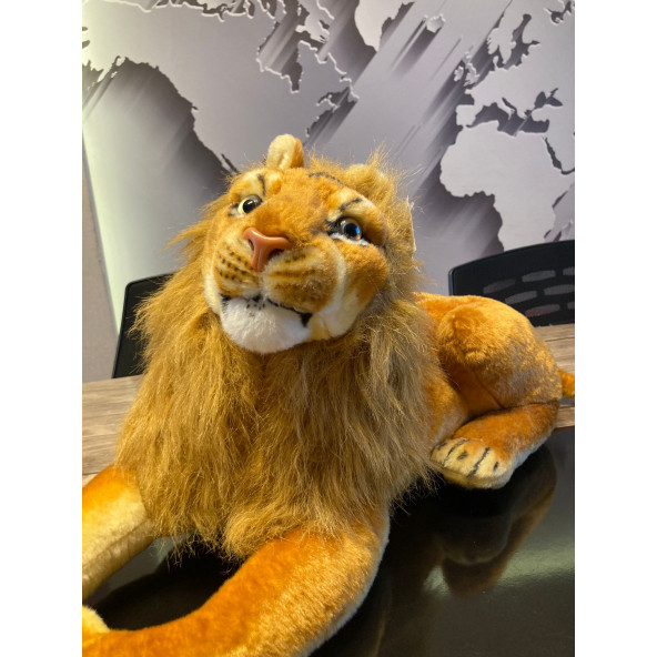 ASLAN PELUŞ OYUNCAK 60x30 cm - 4