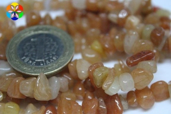 Akik Taşı Açık Kahverengi Doğal Küçük Taşlar Dizi - Resim 3