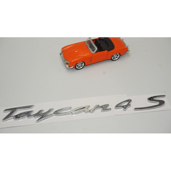 Porsche Taycan 4S Bagaj 3M 3D ABS Yazı Logo Amblem Orjinal Ürün - 2