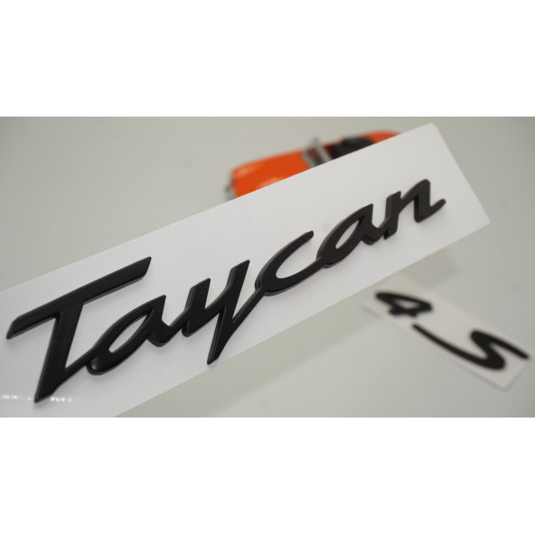 Porsche Taycan 4S Bagaj 3M 3D ABS Yazı Logo Amblem Orjinal Ürün