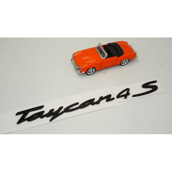Porsche Taycan 4S Bagaj 3M 3D ABS Yazı Logo Amblem Orjinal Ürün - 2