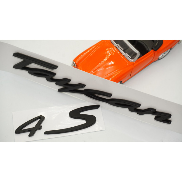 Porsche Taycan 4S Bagaj 3M 3D ABS Yazı Logo Amblem Orjinal Ürün - 4