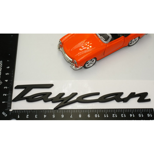 Porsche Taycan Bagaj 3M 3D ABS Yazı Logo Amblem Orjinal Ürün - 5