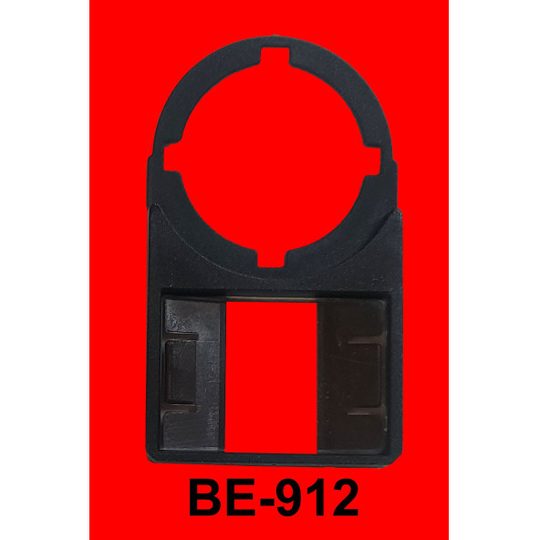 Buton Etiket Taşıyıcı Çap 22 mm 60 Adet 18 x 26 mm BE-912 Siyah