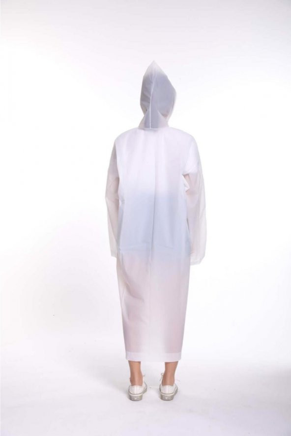 Unisex Mor Yağmurluk - 5