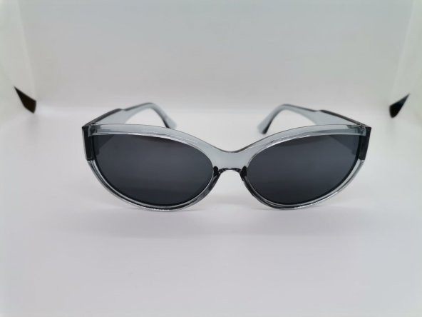 Cat Eye Bayan Oval Güneş Gözlüğü Beyaz Güneş Gözlüğü - 2