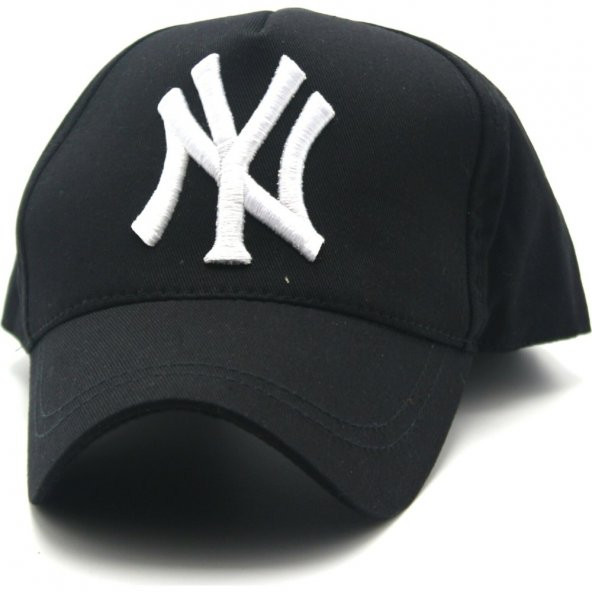 SUVE NY NAKIŞLI KEP SİYAH - BEYAZ - 2