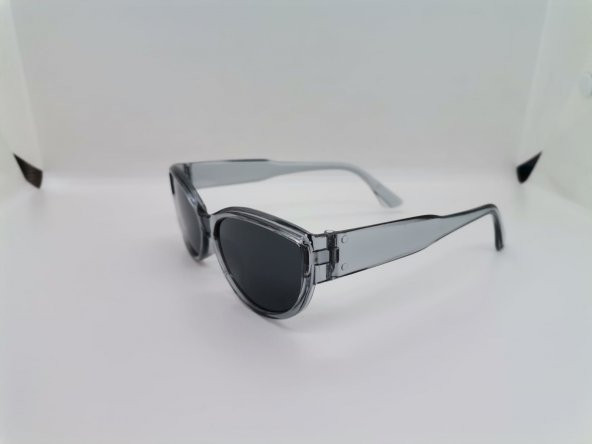 Cat Eye Bayan Oval Güneş Gözlüğü Beyaz Güneş Gözlüğü - 3