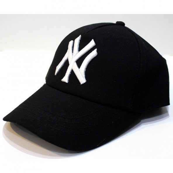 SUVE NY NAKIŞLI KEP SİYAH - BEYAZ - 3